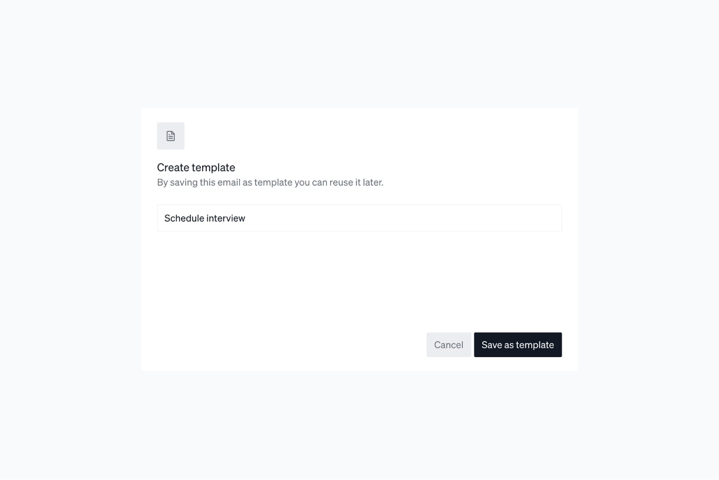 Screenshot of the Wittl dashboard demonstrating Email templates