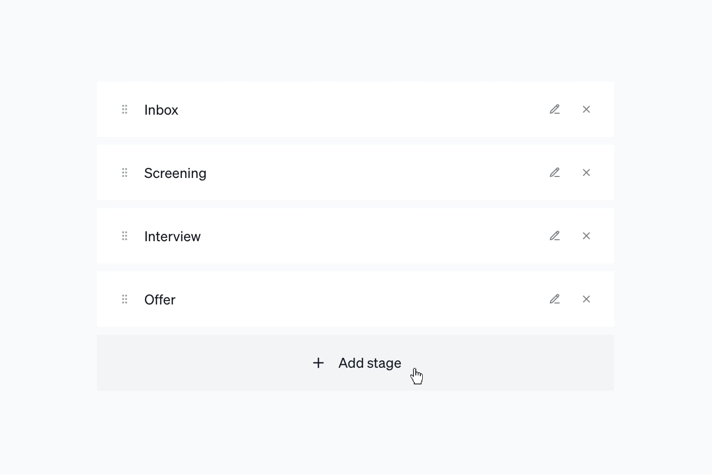Screenshot of the Wittl dashboard demonstrating Hiring pipeline